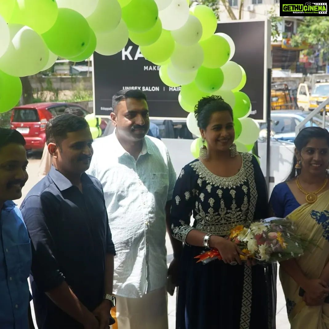 Sadhika Venugopal Instagram - Inauguration day 💞💞💞 @kalopsiamakeoverstudio Kalopsia Makeover Studio