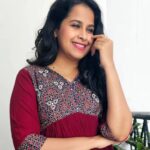 Sadhika Venugopal Instagram - Women's aliyacut kurthi,yoke full beads work sizes available from M to xxl For more collections check out @lepapillonkochi5 Le Papillon