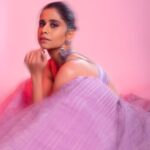 Sai Tamhankar Instagram - 💜 @monaandvishu @nehachaudhary_ @digambar103 @jayshree2783 @kalyaam_2.0 @vishal.patil36 @azim_shaikh1989 #saitamhankar #lavender #ghagra #meraghagra #mhj