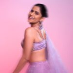 Sai Tamhankar Instagram - 💜 @monaandvishu @nehachaudhary_ @digambar103 @jayshree2783 @kalyaam_2.0 @vishal.patil36 @azim_shaikh1989 #saitamhankar #lavender #ghagra #meraghagra #mhj
