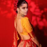 Sai Tamhankar Instagram - 🪔 @warpnweftbysagrikarai @kankshinistudio @digambar103 @jayshree2783 @nehachaudhary_ @ipshita.db @vishal.patil36 @azim_shaikh1989 #Sairam Ha kar#diwaliready #red #roses #redroses #lehengacholi #ने
