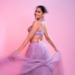 Sai Tamhankar Instagram - 💜 @monaandvishu @nehachaudhary_ @digambar103 @jayshree2783 @kalyaam_2.0 @vishal.patil36 @azim_shaikh1989 #saitamhankar #lavender #ghagra #meraghagra #mhj