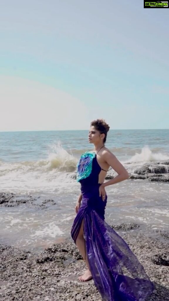 Sai Tamhankar Instagram - Dedicated to Vishnu by Nikita ! The sea in me … #saitamhankar #pondycherry #nikita #bestactress #critics #filmfare #planetmarathifilmfareawards #2022