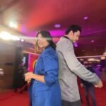 Sai Tamhankar Instagram - Medium Spicy Jodi celebrating PetPuraan ‘s success !! Happy Birthday @sonylivindia ! #mediumspicy #nowincinemas
