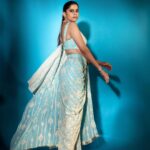 Sai Tamhankar Instagram - 🦚 @labeld @vivinia_designer_jewelery @nehachaudhary_ @digambar103 @jayshree2783 @kalyaam_2.0 @vishal.patil36 @azim_shaikh1989 #saitamhankar #sareewithatwist