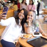 Sameera Reddy Instagram - My relationships are my strengths & family means everything to me! Manjri aka Sassy Saasu and I luckily enjoy a zero barriers relationship which is an unconventional bond💫We love to celebrate each other always and what better way to do it than over a great cup of coffee @starbucksindia 💫 #itstartswithyourname
