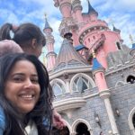 Sameera Reddy Instagram - Took me 44 yrs to see Disneyland for the first time🥺 The universe wanted me to experience this with my babies and boy was it worth it ❤️ I was a child all over again and I can’t tell you how happy it made me to have this first with my kids and Akshai ! @disneylandparis 💫 #summer #vacay #momlife #motherhood #travelwithkids #messymama #travel #disney @thinkstrawberries @explorefrance #disneylandparis #AvengersCampusParis #thinkStrawberries #ExploreFrance