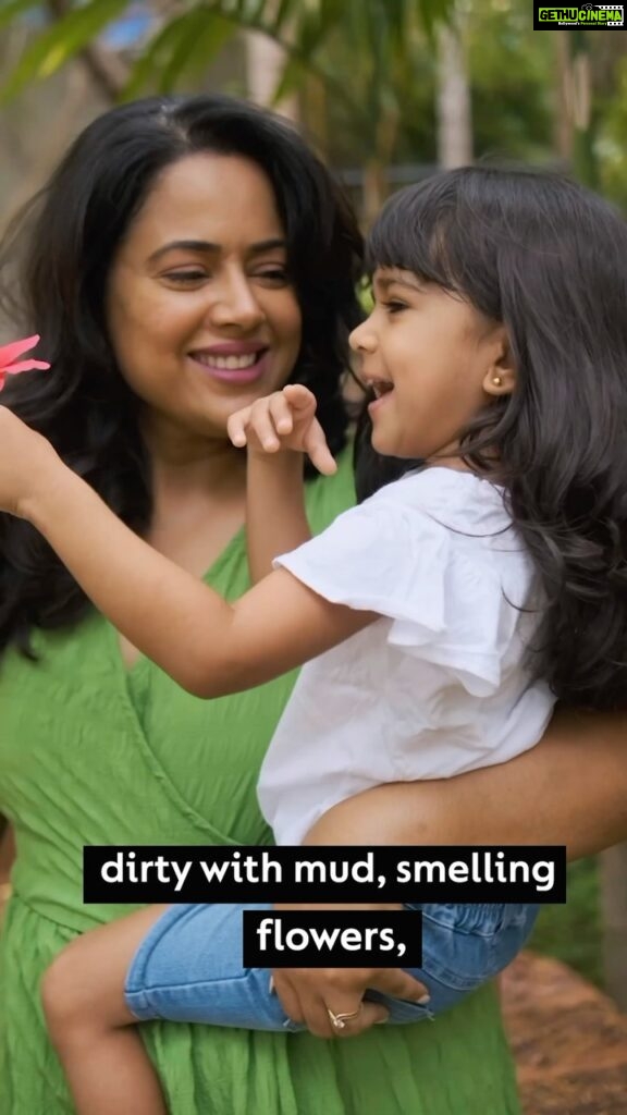 Sameera Reddy Instagram - It’s tough to encourage your children to freely explore their talents when you’re always chasing after them, worried about their health and hygiene all the time, especially if they’re curious and excited like Nyra. @dettol.india has launched these amazing Personalised Foaming Handwash packs which have a moisture rich foam for curious little ones like these! Get your kids their personalised pack, and watch them want to wash their hands after every little adventure! Here’s how: 1. Go to Amazon and buy Dettol Foaming handwash. 2. Scan the QR code and follow the steps. 3. Order your custom sticker for FREE 4. Stick it on the pack with your children and let them explore without the fear of germs! #ad #sponsored #DettolProtectsTomorrow #DettolFoamingHandwash #Kidsactivities