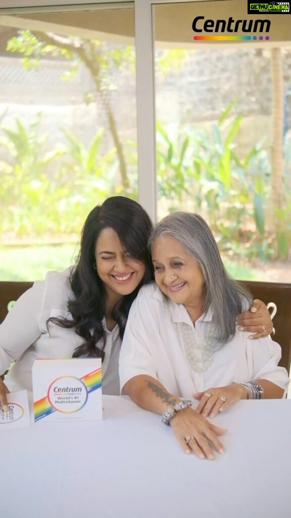 Sameera Reddy Instagram - As a mom, living a multi life can be a stretch. Ace it by giving yourself and your OG influencer, your mom, a daily dose of good health, World’s #1 Multivitamin, Centrum every day. @centrum_india #GlowOfHealth #LiveBetterWithCentrum #EverydayWithCentrum