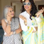 Sameera Reddy Instagram – Sassy sassu and I play dress up this Mother’s Day! The Sassy Saasu, always on point with her fashion, offbeat style and funk meets my love for sarees and makeup adding to the glamour of eclectic drapes by Taneira !! 

This was fun, fashionable and full of laughter!! 😃

Join us in celebrating this Mother’s Day by bringing sass to your saasu’s, moms and grannies in your unique way!! ❤️

Don’t forget to Tag @taneira_sarees in your beautiful creations!!

#MothersDay2023 #TaneiraMothersDay #SayltWithTaneira #StyledwithLoveStyledInTaneira #TaneiraCelebrations #ad