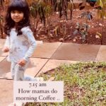 Sameera Reddy Instagram – Definitely not a Wes Anderson film..😌☕️ #motherhood