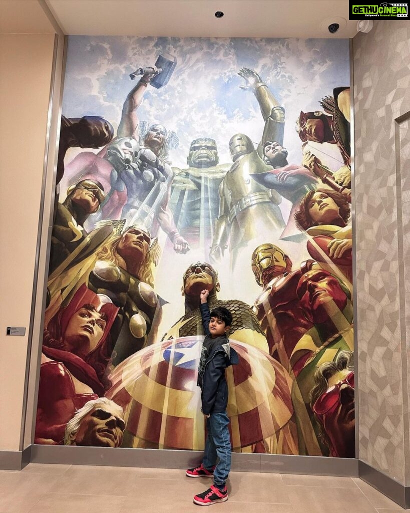 Sameera Reddy Instagram - Swipe to the last video for magic 💫my absolute fav moment of the Paris trip 🥹 Also Parents don’t miss The Avengers Flight Force experience! It’s insanely good! Walt Disney Studios is fully action packed!🤸 Disney is about us also having fun ✅ The studio effects with the roller coaster was just amazing 🤩Min height 1.2 m so Hans could do it . Nyra loved the Lightning Mac queen Cars experience & her a favourite was the Stitch show. Hans loved the Avengers Campus & the Spider-Man experience! I met Groot who I just love love love ❤️ Plus we stayed a night at the Art of Marvel hotel at the Disney Village . ( all walking distance ) and it’s super cool for the kids with the decor & vibe ! Tip 👉🏼( all Disney hotel guests get one hour earlier access to the parks before they open ) Loved the Disney Lego store! The village itself has a fun energy & crowd ! 🤸🏻‍♂️ 💡p.s - don’t forget to wear good walking shoes for yourself and the kids because you will do at least 15 k steps a day!!! 😅😅😅 #summer @disneylandparis #vacation #summer #momlife #motherhood #travelwithkids #disneylandparis #AvengersCampusParis @explorefrance @thinkstrawberries #thinkStrawberries #ExploreFrance Disneyland Paris & Walt-Disney-Studios