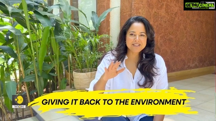 Sameera Reddy Instagram - A peek inside my Goa life on World Environment Day ! 🌎 🍃 Posted @withregram • @wionews Actress and celebrity mom influencer Sameera Reddy (@reddysameera) came to Goa for 10 days and never went back. In conversation with @nikitajain20.91 she talks about how she lives a sustainable life in Goa, and what it is like to give back to the environment. #worldenvironmentday 🌎🍃