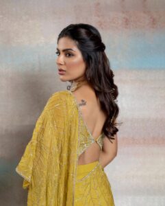 Samyuktha Instagram - For the opening of @bhima_jewels Tirupati 😊

Jewellery : @bhima_jewels 
Makeup : @vishalcharanmakeuphair 
Hair : @deepabambhaniya08 
Captured by : @kiransaphotography 
Outfit : @charuandvasundhara
Styling : @openhousestudio.in @pallavi_85, @selvithangaraj
Styling team:  @kaalii.ma, @mehavenkatesh