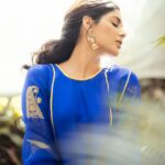 Samyuktha Instagram – Passion is ENERGY. Feel the power that comes from focusing on what excites you . 

Wearing @labelshireenshahana & @amrapalijewels 
. 
Styled by : @ruchi.munoth 
Makeup: @vishalcharanmakeuphair 
Hair: @divya.naik25 
Photographed : @__suru 

#vaathi #vaathipromotions #sir #samyuktha  #classic #livinglife #blue #desire