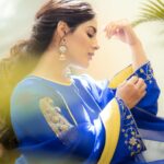Samyuktha Instagram – Passion is ENERGY. Feel the power that comes from focusing on what excites you . 

Wearing @labelshireenshahana & @amrapalijewels 
. 
Styled by : @ruchi.munoth 
Makeup: @vishalcharanmakeuphair 
Hair: @divya.naik25 
Photographed : @__suru 

#vaathi #vaathipromotions #sir #samyuktha  #classic #livinglife #blue #desire