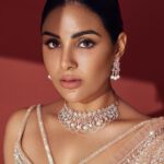 Samyuktha Instagram - For the opening of @sencogoldanddiamonds at Hyderabad . 📷 @ishan.n.giri M&H @hmua_soniyamodi Styled by @jukalker Saree @nitikagujralofficial