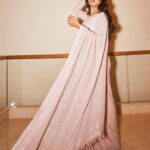 Samyuktha Instagram - Sparkling Rosé ✨✨ Outfit : @sawangandhiofficial Jewelry : @kirtilalsonline M&H : @vishalcharanmakeuphair @deepabambhaniya08 Styling: @openhousestudio.in Photography : @kannasrihari