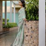 Samyuktha Instagram - A dreamer , That’s what she is ♥️ M&H @chisellemakeupandhair Captured by @kiransaphotography Outfit @mrunalinirao Styling @openhousestudio.in Jewelry @surendrajewellery