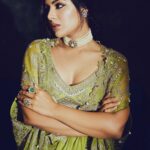 Samyuktha Instagram - WATCH ME :) #VIRUPAKSHA pre-release day 🔱 Styled by @archamehta Outfit - @nupurkanoiofficial Jewellery - @krishna.jewellers.jubileehills Rings - @karnikajewelshyd Styling team - @rashmi_angara @poorvjainn Photography- @arifminhaz Make up - @vishalcharanmakeuphair Hair - @deepabambhaniya08
