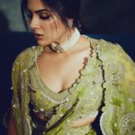 Samyuktha Instagram - WATCH ME :) #VIRUPAKSHA pre-release day 🔱 Styled by @archamehta Outfit - @nupurkanoiofficial Jewellery - @krishna.jewellers.jubileehills Rings - @karnikajewelshyd Styling team - @rashmi_angara @poorvjainn Photography- @arifminhaz Make up - @vishalcharanmakeuphair Hair - @deepabambhaniya08
