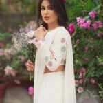 Samyuktha Instagram - `Thank you’ would be a very small word for all the love and appreciation that you all are showering on me ♥️ #VIRUPAKSHA 🔱 M&H @niccky_rajaani @komalvora_ Captured by @the_pixel_farmer Wearing @labelparshya @amrapalijewels Styled by: @ruchi.munoth asstd by @niha__varma