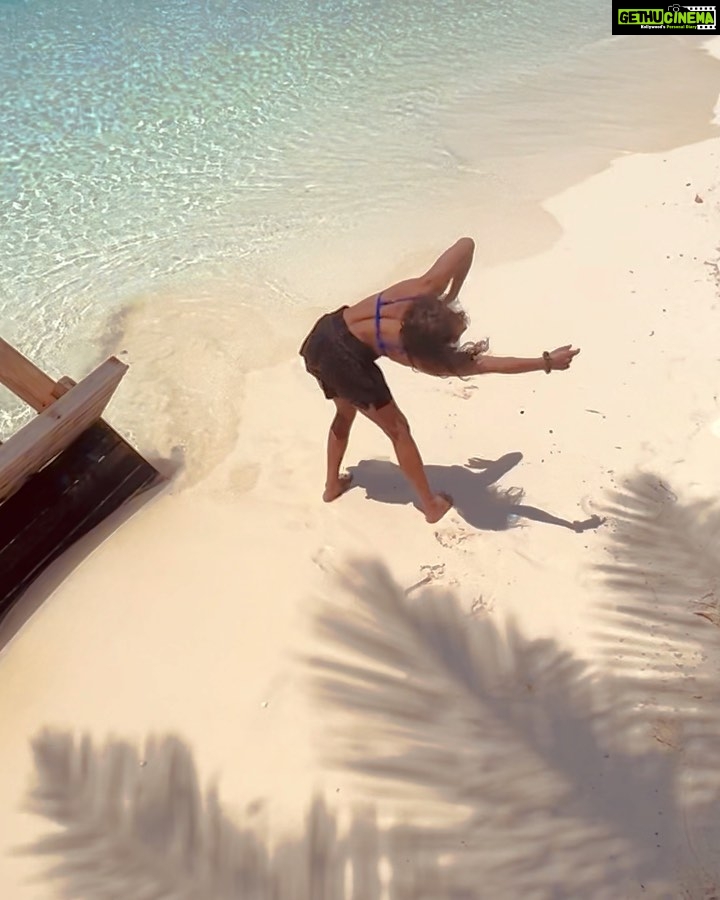 Samyuktha Hegde Instagram - Island girl ποΈ Swipe to the end too see some dancing on vaseegara π Maldives day 1 Explored an abandoned island, made new friends, went snorkelling, taught someone to snorkel, climbed a tree and tanned a lot π
#maldives #sunseasandandsam #soakingupthesun
