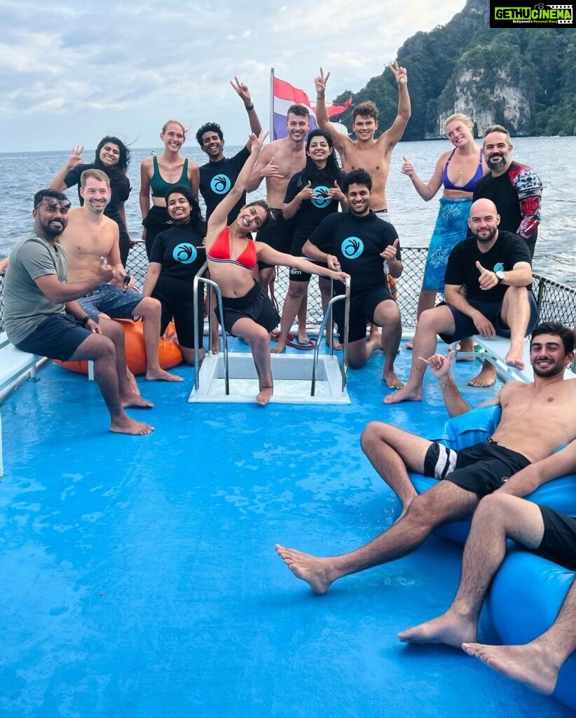 Samyuktha Hegde Instagram - CERTIFIED ADVANCED OPEN WATER DIVER 🎉 🌊 What an amazing experience of going down a 100ft in the ocean, in the day and in the night. I’ve always loved the water so much, In 2017 when i dived for the first time it was life changing and i told myself i will go around the world doing the same in oceans, rivers and lakes exploring the world of water In 2019 i got my first certification and now I’ve levelled up! I’m just happy i took this solo trip, having all this time to myself has been really good for me! Not just the fact that i had a lot offffff fun but also I’m gonna have some great stories to tell when I’m old ❤️ Thanks @nomadults for being such a calm teacher and taking me through this course smoothly ❤️ #scubadiving #waterbaby #phiphj #solotravel #thailand