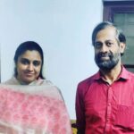 Samyuktha Varma Instagram – Thanku SRC community college government of kerela🙏thanku Guru Sri Kaithapram Vasudevan Namboothiri🙏 for guiding,inspring and answering my questions which even Google failed to answer🙏Thanku Anil sir🙏for giving me the secret on how to practice daily🙏