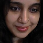 Samyuktha Varma Instagram - Nose Pierced for spiritual purpose🪡 piercing done properly triggers acupressure points for body& mind's positive balance. (Body piercing should be done in appropriate bodyparts bcos our nervous system connets in our body in a specific manner & influence certain body organs)