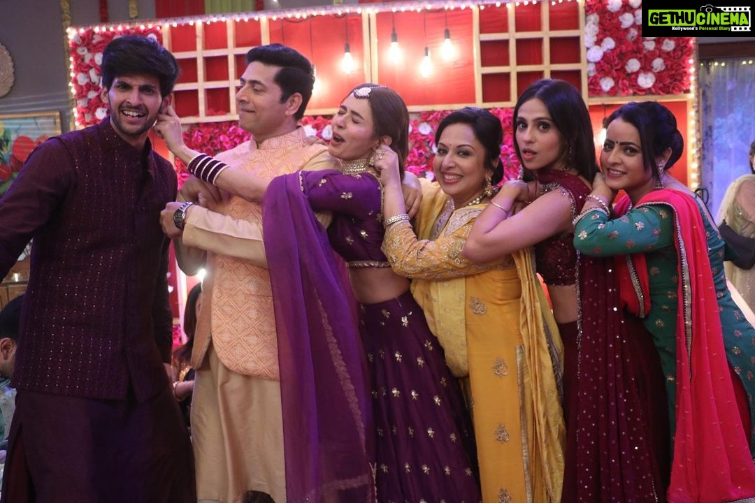 Sana Sayyad Instagram - On the set of KUNDLI BHAGYA