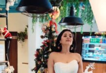 Sanam Shetty Instagram - A week of corsets or just weak for corsets!❤️ . . . Shoot with @rahuldev1 Outfit & Styling @julesamin MUH @promakeup_bridal_studio @agenerous_glam_ @makeovers_by_ranjitha Venue @nolitapizzas @neerajabose #bts #whiteweekend #corsettop #pantsuit #festiveshoot #happyweekend