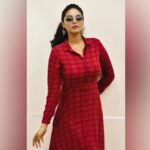 Sanam Shetty Instagram - Want more? 😎 . . . Clicks @arvinthiyer #trendytuesday #shadeswag #checkered #eventstyling #shirtdress