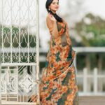 Sanam Shetty Instagram - அனைவருக்கும் இனிய தமிழ் புத்தாண்டு வாழ்த்துக்கள் 💐🌟 . . . Saree @6yarddrape Styling @shyn_fascino Clicks @adam_kae MUH @sujitha_makeup_artist Draping @the_thish Venue @the_french_town #happytamilnewyear