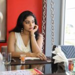Sanam Shetty Instagram – The only barrier to your success is you. The only key to your success is also you 💙 💙 💙 💙
.
.

Shot at @canadianpizzaind 
Photography @vivid_impressions__ 
Organised by @aura_uma @shaik_lens_photography

#tgif #casualstyle #funfriday #eventstyling #coolblue #cowlneck #ivorysatin #prettypastels #pearldrops