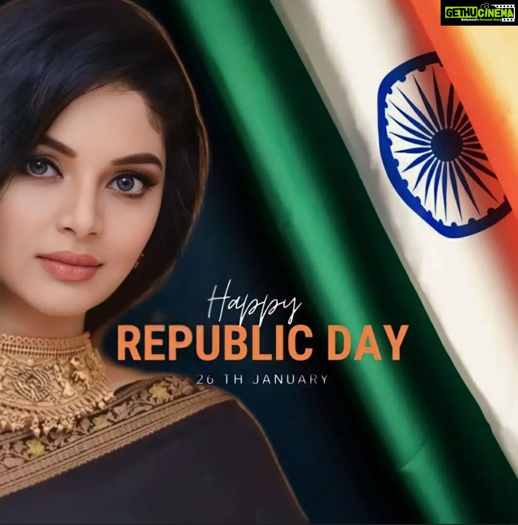 Sanam Shetty Instagram - Let's celebrate the diversity of our colorful nation.. with all our faiths, our languages & our cultures in harmony.. as ONE. Our INDIA 🇮🇳 #oneindia #happyrepublicday . . . . . . . . Image Edit @sanam_shetty_armyy David Pc @arvinthiyer Makeup @charithramarlechaa Jewellery @aaranyarentaljewellery Hair @subbha_hairstylist Drape @sareedrapebyvaishu