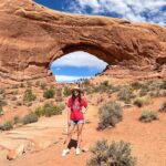 Sanaya Irani Instagram - You know you are on a road trip when you are stealing your brothers clothes 😉.#throwback #archesnationalpark