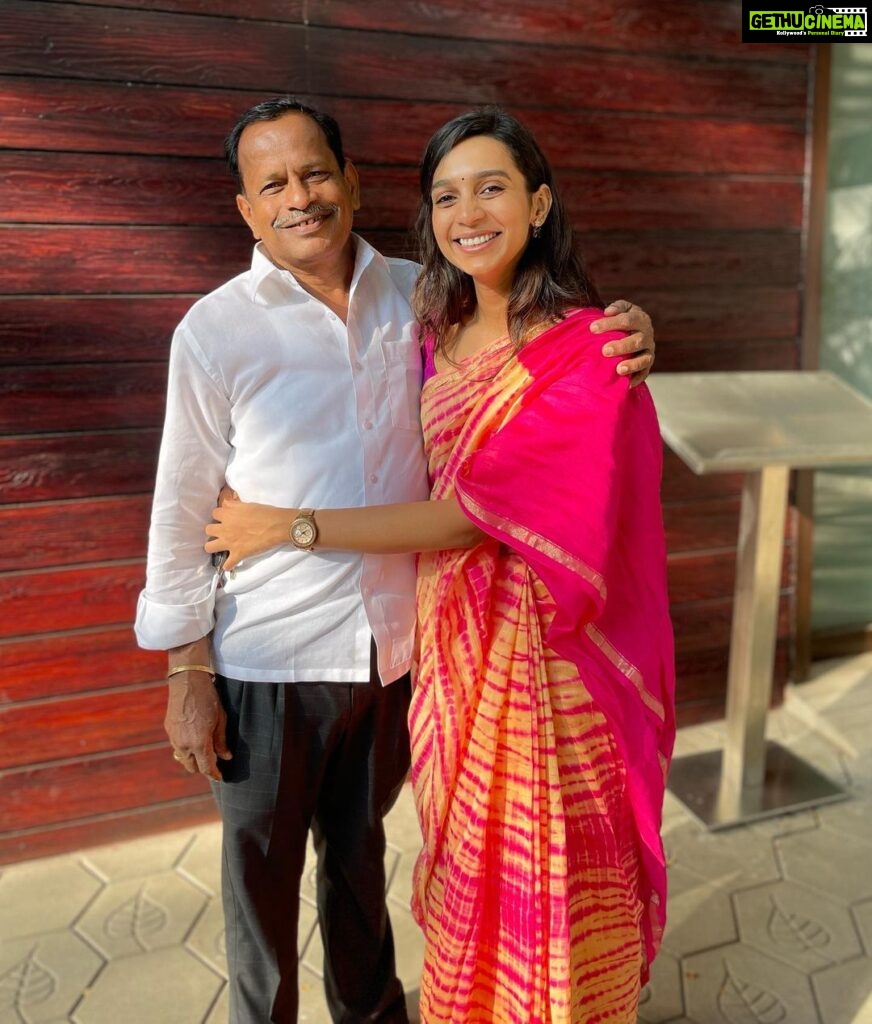 Sanchana Natarajan Instagram - Happy birthday to the man we love the most❤. There is no one like you appa🥹😘 #no.1