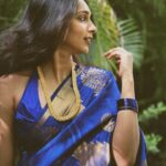 Sanchana Natarajan Instagram - வண்ணக்கிளி 🦋 Blouse- @razak_creations