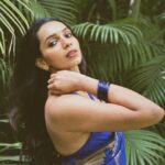 Sanchana Natarajan Instagram - வண்ணக்கிளி 🦋 Blouse- @razak_creations