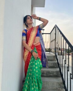 Sanchita Shetty Instagram - Saree love ❤️💚💙
No filter 🤍

The IPhone clicks ❤️‍🔥

#saree #sareelove #sareelover #candid #nofilter #nofilterneeded #eveninglight #sunset #sunsetlover #sunsetphotography #peace #joy #love #sanchita #sanchitashetty #spreadlovepositivity ❤️