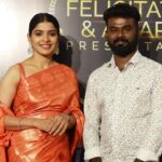 Sanchita Shetty Instagram - Congratulations to my fellow Rotary Madurai Metro Heritage awardees @sachin_siva777 - Cricket (Disabled) team captain & @badri_para_sports Badminton coach. You are true heroes overcoming all challenges to represent India at an international level in your respective sports. Thank you Rotary Club for the honor. Special thanks to present President of Madurai Rotary : @crvenk PC : @travellingsouljour 📸 Costume : @ajizz_fashion #rotary #rotaryindia #rotaryclub #rotaryinternational #rotaryawards #rotaryawareness #madurai #sachinshiva #cricket #badrinarayan #badminton #desible #team #sanchita #sanchitashetty #spreadlovepositivity ❤️
