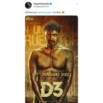 Sandra Amy Instagram - Thnk u so mch @actorvijaysethupathi sir