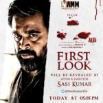 Sandra Amy Instagram - First look of #AKKU movie revealing by @sasikumardir todya @5.05pm