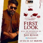 Sandra Amy Instagram - Tomo @5.05pm..#Akku movie frst look 😍🎉🎊