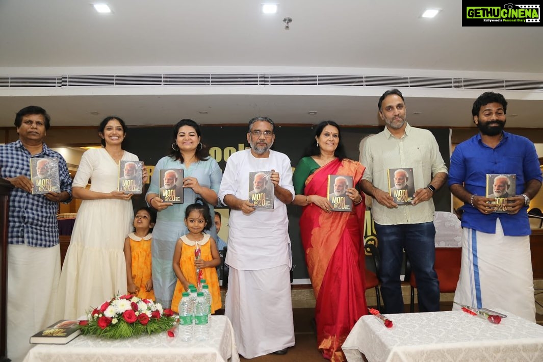 Sandra Thomas Instagram - Modi @20 Book Launch It briefly explains that one should think and dream big and must have the determination to make those dreams a reality. The master craftsmanship of hard work. This book is an evaluation of 20 years of @narendramodi, penned by some of the finest contemporary brains; including the Bharat Ratna awardee Lata Mangeshkar, Ajit Doval, Amit Shah, Dr Barai, Nandan Nilekani, Sadhguru, Sudha Murty, Dr S. Jaishankar, P.V. Sindhu. #booklaunch #bookstagram #author #newbook #books #authorsofinstagram #book #bookrelease #writersofinstagram #writer #booklover #publishing #readersofinstagram #amazon #bookmarketing #booklovers #newrelease #childrensbooks #ebook #authorlife #bestseller #booksofinstagram #kindle #newbooks #bookish #amwriting #reading #writingcommunity #writers #authors