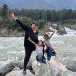 Sandra Thomas Instagram - Trips makes us high @tentgraam @tentgramtrips #familyvacation #vacation #travel #family #familytime #familytravel #familytrip #familyfun #travelgram #holiday #supernaturalfamily #adventure #summer #instatravel #wanderlust #travelagent #vacationmode #nature #travelwithkids #explore #thankakolusu #familyfirst #traveling #travelblogger #travelphotography #airbnb #familylove #roadtrip #familyholiday #love Mini Switzerland, Phelgum,kashmir
