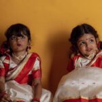 Sandra Thomas Instagram - April girls 📷:@pournami_mukesh_photography Outfit : @meenumjoseph Stylist : @joe_elize_joy Curator: @nivethithasanjay Assisted by : @sanliya_sabu Makeup : @zara___makeover Blouse stitched by : @edesignsbythasneem #birthdaytheme #traditionalwear #bengali #thankakolusu #supernaturalfamily #family #influencer #filmproducer #toddlerlife #twins #girls #lifeline #youtubers #grandchildren #daughters #lovequotes Maxxo Creative