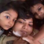 Sandra Thomas Instagram - Sssshhhh #justforfun #thankakolusu #supernaturalfamily #twins #mother #daughters