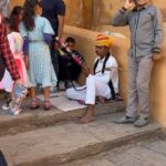 Sangeetha Bhat Instagram - Amer Fort – the melting pot of Rajasthan's heritage, art and architecture….. Jaipur Part 2 Swipe<> #sangeethabhat #sangeethabhatsudarshan #sudarshanrangaprasad #amerfort #amberfort #jaipur #rajasthan @sudarshan_rangaprasad ♥️ Amber Fort, Pink City, Rajastan